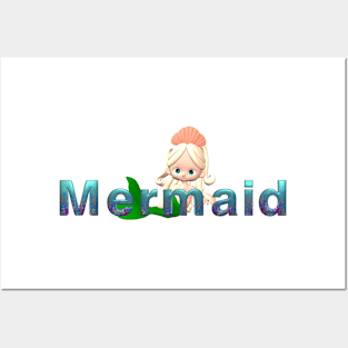 Mermaid Posters and Art